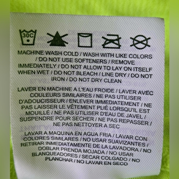 Nike Size Medium Women's Neon Green Athletic Tank Top - Picture 11 of 11